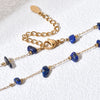 Irregular Stone Beads Stainless Steel Chain Handmade Choker Chain For Neck Women Necklace - Image 5