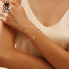 Orsa Jewels Silver Pearls Chain Bracelet Vinatge Gold Pearl Beads Bracelet on Hand Female Party Jewelry - Image 5