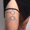 Boho Crystal Agate Leg Thigh Chain Drop Stone Tassel Multi-layer Leg Chain Anklet for Women Seaside Vacation Beach Jewelry - Image 10