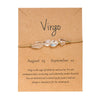 12 Zodiac Signs Woven Card Paper Bracelet for Women Men Minimalist Stone Handmade Braided Bracelet Friendship Jewelry - Image 7