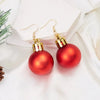 Christmas Snowflake Star Ball Shaped Bulb Earrings Hook For Women Ear Dangle Drop Xmas Party Jewelry Gift - Image 8
