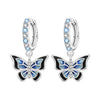 Silver Butterfly Fluttering Insect Earrings Jewelry Drop Earrings Jewelry Party Anniversary Gifts - Image 51