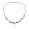 Brilliant Zirconia Leaf Necklace Earrings Rings Bracelets Set for Women CZ Drop Bridal Wedding Jewelry Sets - Image 8