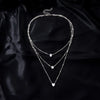 Zircon Pendant Necklace For Women Multilayer Chain Choker Female Party Shiny Jewelry Gift - Image 9