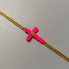 Hand-Woven Macrame Cross Bracelet Adjustable Bohemian Style Jewelry for Women Girls - Image 8