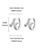 Zircon Hoop Earrings for Women Gold Color Stainless Steel Butterfly Heart Snake Earring Party Wedding Jewelry Gif - Image 19