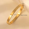 Stainless Steel Bangle Gold Silver Rose Gold Color Crystals Buckle Van Be Opened Bracelets Jewelry Women Men - Image 14