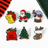 Creative Christmas brooch Santa Claus Snowflake bell Gift Alloy Badge Accessory pin gift to friends - Image 3
