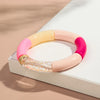 Chunky Bamboo Tube Beaded Acrylic Bracelets for Women Man Multicolor Resin Stretchy Statement Bangle Stack Jewelry Gift - Image 27