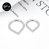 316L Medical Stainless Steel Drop Nose Ring Punk Earrings Men's And Women's Piercing Jewelry Love Heart Septum Ring - Image 2
