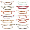 12/24 Pieces Woven Wrap Friendship Bracelets Handmade Braided Friendship Bracelet Adjustable Colorful Beaded Bracelet for Women - Image 6