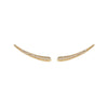 Silver Color Gold Plated Climber Earrings for Women Smooth Piercing Women's Stud Earrings Jewelry - Image 11