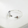 Rings Silver Ring Gecko Snake Scorpion Open Ring For Women Zircon Simple Finger Ring Jewelry Gifts - Image 4