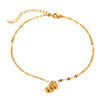 Stainless Steel Anklets Minimalist Beads Lip Chain High-quality Design Sense Anklet For Women Jewelry Gifts - Image 5