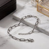 Stainless Steel Paperclip Chain Bracelet for Women Men Unisex Minimalist Link Chain Adjustable Extension Punk Rock Jewelry Gift - Image 2