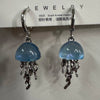 Creative Blue Resin Jellyfish Hoop Earrings for Women Unique Aesthetic Charm 2000S Harajuku Emo Vintage Jewelry Accessories - Image 11