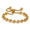 Gold Color Pvd Plated Metal Beads Chain Adjustable Bracelet Bangle Statement Summer Daily Jewelry - Image 7