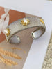 European and American -Selling Retro Exaggerated Copper Gold-Plated Micro-Inlaid Zirconia Open Bracelet for Women - Image 9