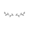 Silver Color Gold Plated Climber Earrings for Women Smooth Piercing Women's Stud Earrings Jewelry - Image 16