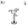 Titanium Pierc Fish Bird Ear Stud CZ Pave Cartilage Tragus Earrings Ear Lip Tongue Helix Studs Body Piercing Jewelry - Image 8