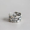 Silver Color Handmade Engagement Rings for Women Wedding Couple Creative Design Cute Fishs Jewelry Adjustable - Image 6