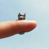 4 Pairs Stainless Steel Magnetic Stud Earrings, Cubic Zirconia Magnetic Non-piercing Ear Clip For Men - Image 4