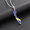 Curacao Map Flag Pendant Necklace Stainless Steel For Women Girls Gold Silver Color Charm Femal Choker Jewelry Gift - Image 7