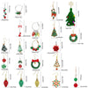 Christmas Tree Drop Earrings Small Bell Snowflake Earings for Women Cute Bowknot Dangle Earring Year Gift - Image 2