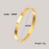 Stainless Steel Cuff Bangle with Crystal Details in Multiple Designs - Image 19