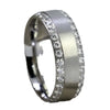 Sweet Romantic Couple Men Stainless Steel Ladies Wedding Ring Set Valentine's Day Jewelry - Image 5