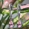 Simple Classic Square/Heart/Pear Cubic Zirconia Dangle Earrings for Women Timeless Style Wedding Eternity Jewelry - Image 7