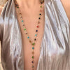 Colourful Crystal Zircon Necklace for Women Shiny Rhinestone Long Tassel Choker Bohemian Statement Jewelry Gifts - Image 5