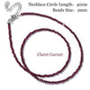 Faceted 2mm Beads Necklace Mini Stone Amethysts Quartzs Agat Choker Minimalist Party for Men Women Jewelry Gift - Image 32