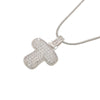 Silver Color Bubble Initial Letters Necklaces 26 Letters Pendants Necklaces for Women Brass CZ Jewelry - Image 28