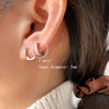 Silver Color Square Hoop Earrings for Women Men Hollow Geometric Punk Earrings Gold Jewelry Gifts - Image 7