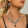 Ladies' Design Necklace Earrings Jewelry Set Suitable for Daily Wear, Wedding Parties, Holiday Gifts - Image 18