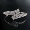 Carved Bracelet Bangle for Women Anniversary Gift Valentine's Day Gift Jewelry - Image 1