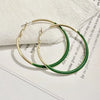 golden sequins metal tassel hoop earrings temperament earrings for women jewelry gift - Image 22