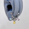 1 Pcs Excalibur Demon Sword Ear Studs, Steel Wing Helix Conch Ear Piercing Jewelry, Anti-allergic Cartilage Earring - Image 6