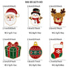 6 Piece Set Christmas Enamel Brooch Pins Set Cute Santa Claus Snowman Reindeer Xmas Badge for Women Unisex Wear Jewelry Gift - Image 6