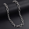 1 Piece Women Mens Stainless Steel Handmade Oval Chain Necklace Bracelet Big Chain Necklace Punk Heavy Jewelry - Image 9