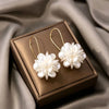 DIY Design Petal Ball Pearl Earrings For Women, Ornament For Travel Party Banquet Holiday Outfit - Image 4