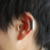 〔 〕1pc Simple Long Tube Geometric Stainless Steel Ear Clip Men Women Non Piercing Ear Cuff Jewelry Daily Wear Style - Image 1