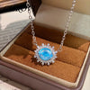 Flashing Silver Necklace Light Collarbone Chain Necklace for Women - Image 11