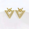 Full Zircon Love Hoop Earrings For Women Shiny Crystal Heart Shaped Temperament Earrings Wedding Jewelry - Image 8