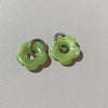 Multicolor Transparent Acrylic Resin Marbling Flower Drop Earrings for Women Gold Color Ear Buckle Jewelry - Image 9