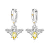 Silver Butterfly Fluttering Insect Earrings Jewelry Drop Earrings Jewelry Party Anniversary Gifts - Image 28