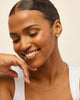 Oval Drop Hoop Earrings with Clear Stone Details in Gold-Tone or Silver-Tone - Image 11