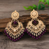 Retro Bohemian ethnic style earrings, exaggerated temperament, hollowed out love earrings, long bell, Indian accessories - Image 4