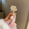 Rhinestone Feather Brooch Pin in Gold-Tone and Silver-Tone Styles - Image 19